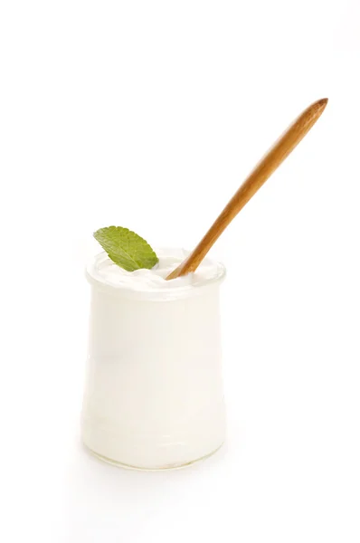 Tigela de iogurte — Fotografia de Stock