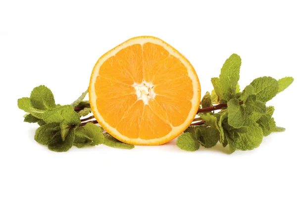 Orange and mint — Stock Photo, Image