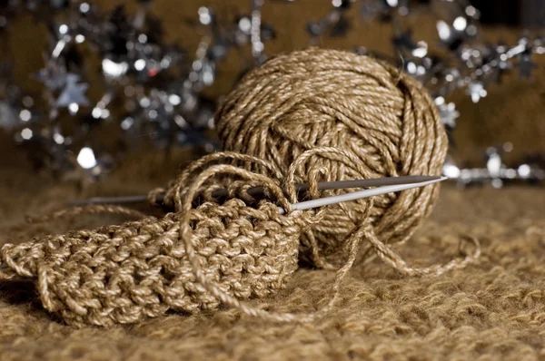 Knitting ball — Stock Photo, Image
