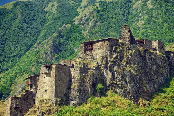 Maison-forteresse dans le Shatili (Géorgie ) — Photo