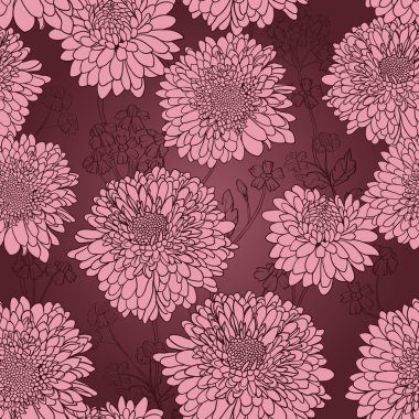 Floral seamless pattern clipart