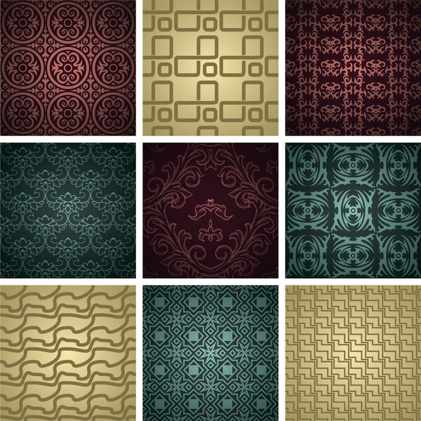 Set of seamless patterns