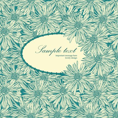 Floral background clipart