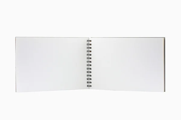Sfondo bianco. spirale di carta — Foto Stock