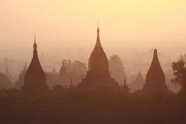 Pagodas , Bagan, Myanmar — Stock Photo, Image