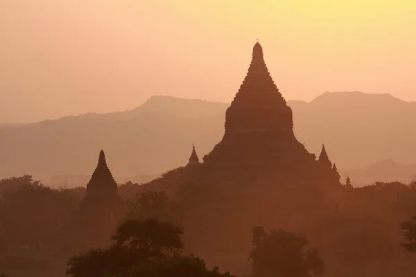 Пагодами, Баган, М'янма — стокове фото