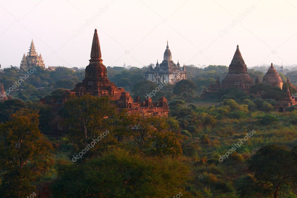 Pagodas , Bagan, Myanmar