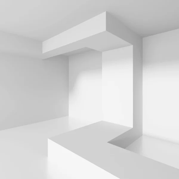 Белый фон интерьера — стоковое фото
