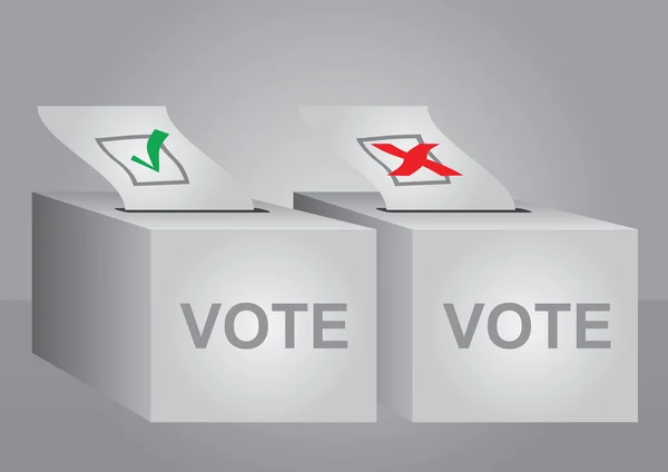 Концепция голосования — стоковый вектор