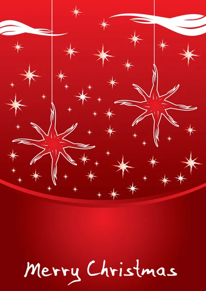 Vánoční přání s abstraktním stromečkem — Stockový vektor