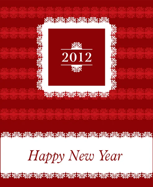 2012 - Nový rok oslava — Stockový vektor