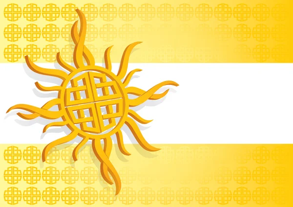 ケルト族の太陽 — ストックベクタ
