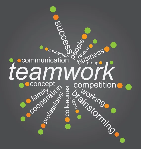 Teamworks concep — Stockový vektor