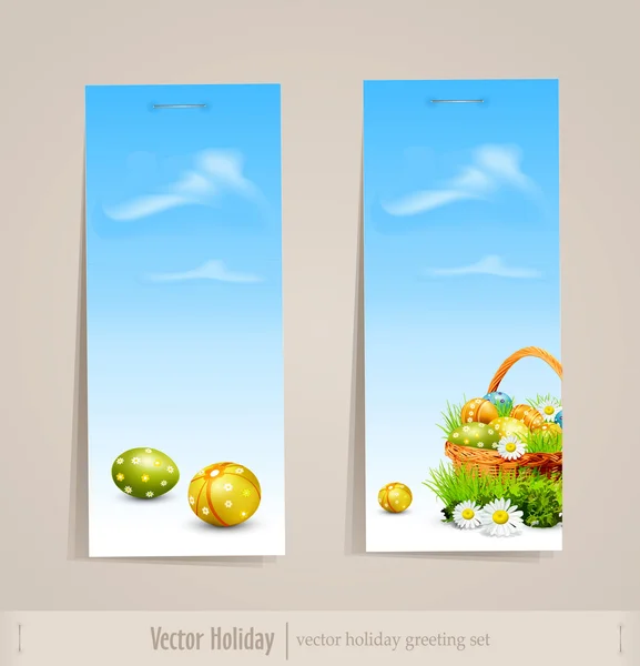 Ensemble de vacances de Pâques — Image vectorielle