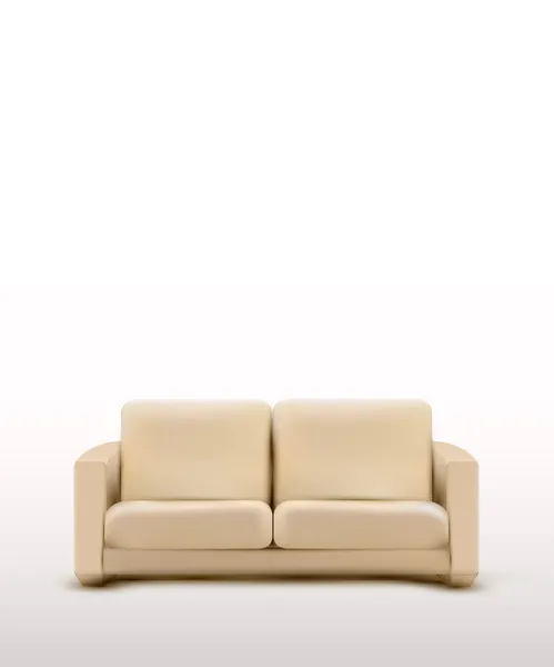 Vector sofa (furniture item) — Stock Vector