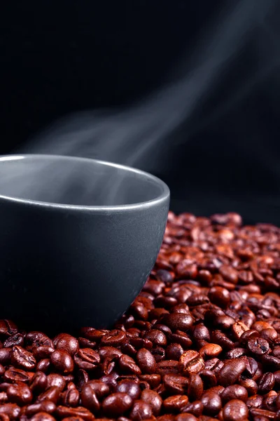 Steaming coffee — Stock Photo, Image