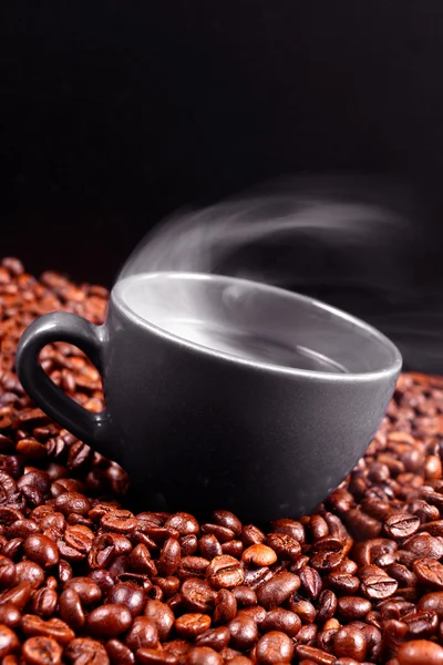 Steaming coffee — Stock Photo, Image