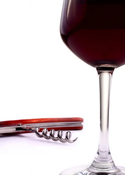 Vin roșu într-un pahar de vin — Fotografie, imagine de stoc