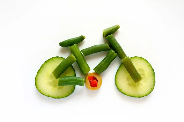 Bicicleta vegetal — Fotografia de Stock