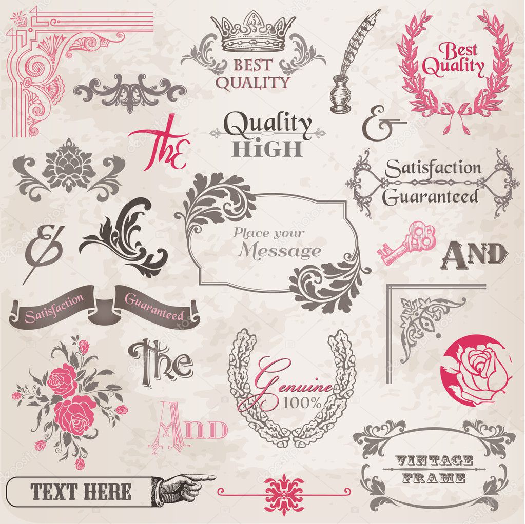 Calligraphic Design Elements and Page Decoration