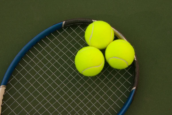 Bolas de tenis amarillas - 5 — Foto de Stock