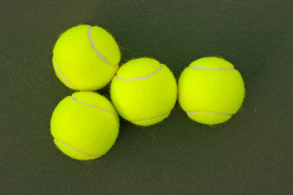 Gula tennisbollar - 11 — Stockfoto