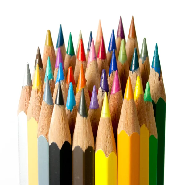 Kleur potloden - 10 — Stockfoto