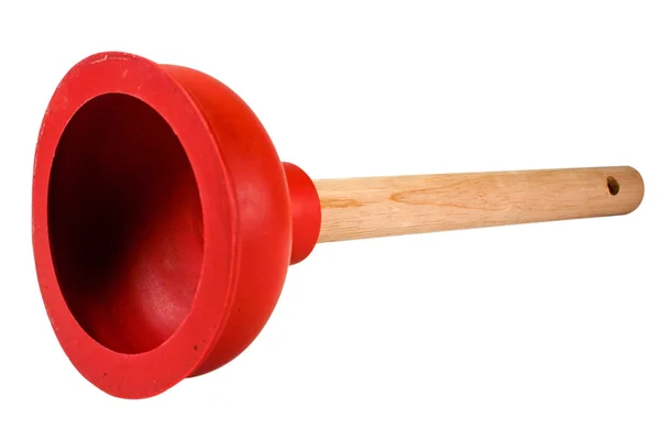 Red Plunger Inside — Stock Photo, Image