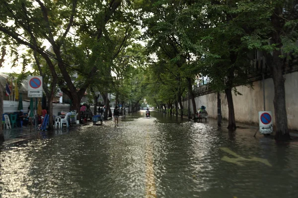 Inundación masiva en Bangkok . — Foto de Stock