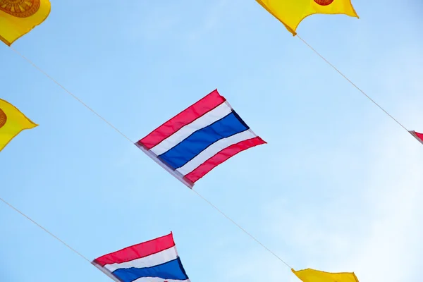 Vlag van thailand. — Stockfoto