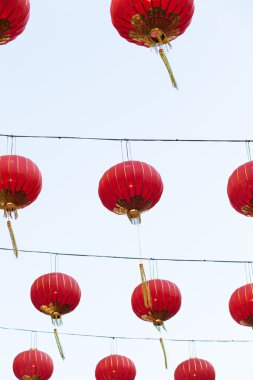 Red lanterns. clipart