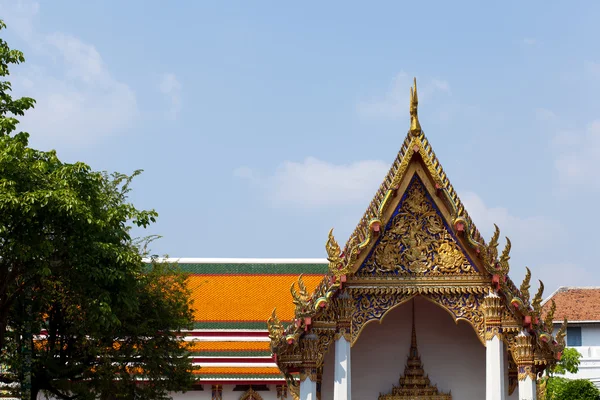 Porte temple thaïlandais . — Photo
