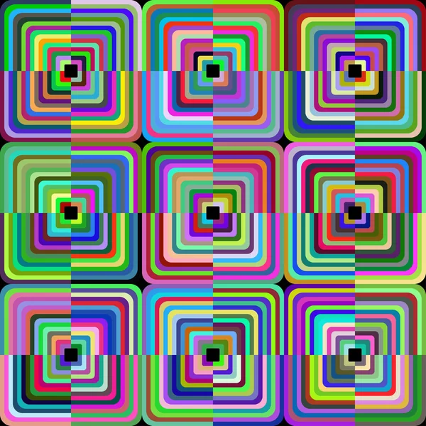 Abstrakt färgglada sömlösa mönster — Stock vektor