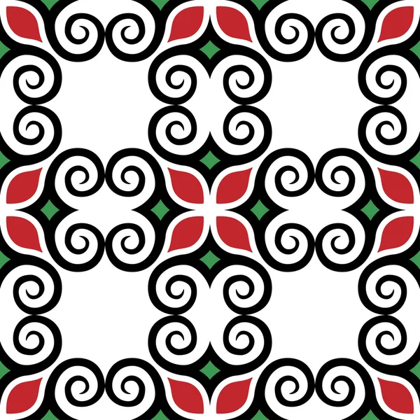 Flowery seamless pattern — Stock Vector