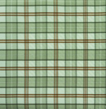 Plaid green polyester background