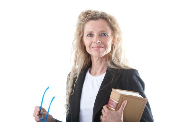 Female lawyer clipart