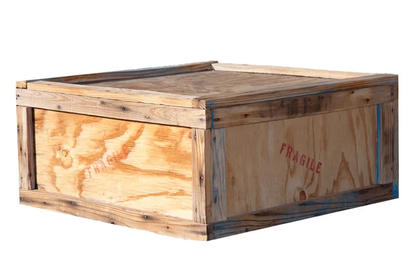 Wooden shipping box