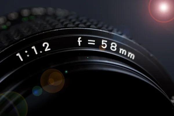 58mm 1,2 Objektiv — Stockfoto