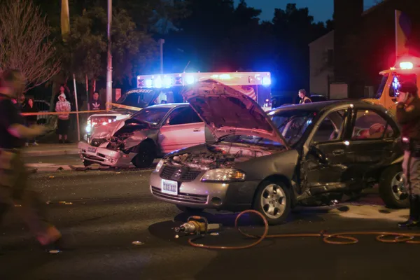 Accidente de coche — Foto de Stock