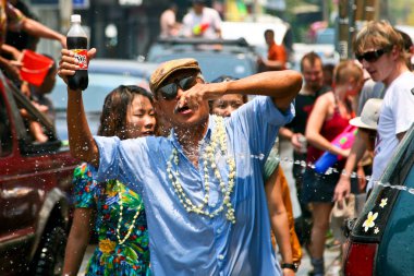 chiang Mai, Tayland Tayland yeni yıl (songkran) kutlama