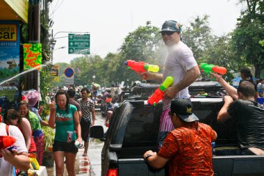 chiang Mai, Tayland Tayland yeni yıl (songkran) kutlama