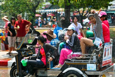 chiang Mai, Tayland Tayland yeni yıl (songkran) kutlama