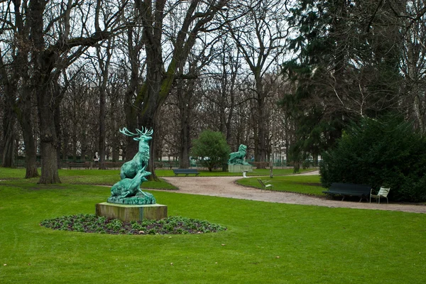 渣甸山花园卢森堡 — 图库照片