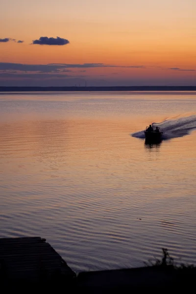 Stock image Sunset setting water