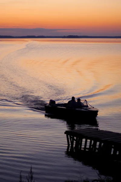 Stock image Sunset setting water