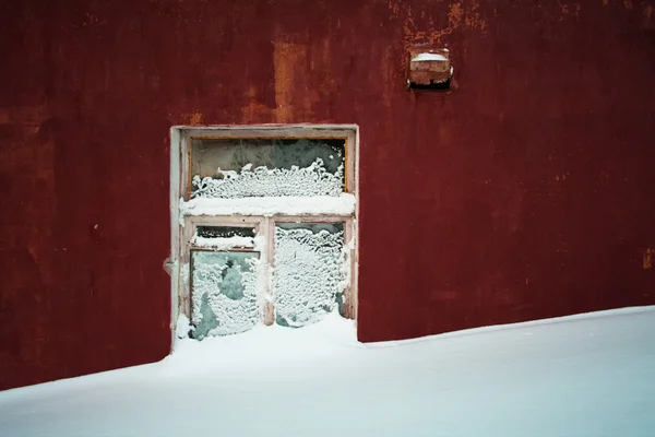 Winter window — Stock Photo, Image
