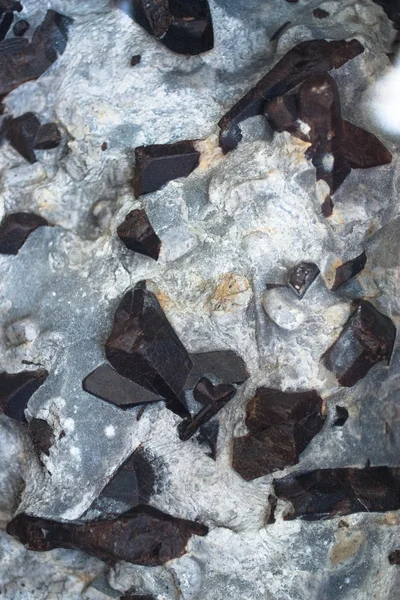 Granatite, staurolite — Foto Stock