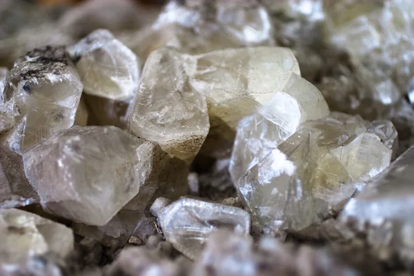 Druse kalcyt crystalls — Zdjęcie stockowe