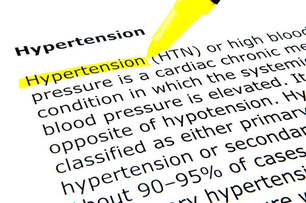 Hypertension — Stock Photo, Image