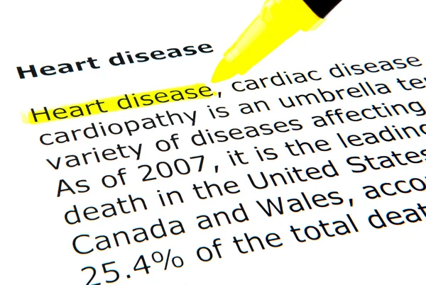 Хвороби серця — стокове фото